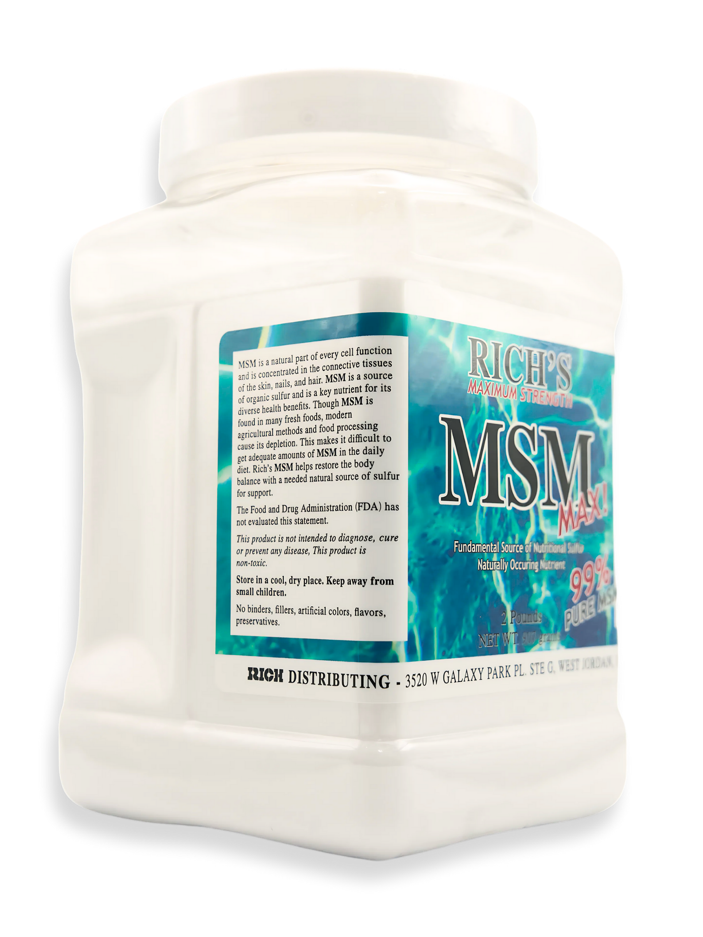 Rich's Pure MSM Dietary Supplement Powder