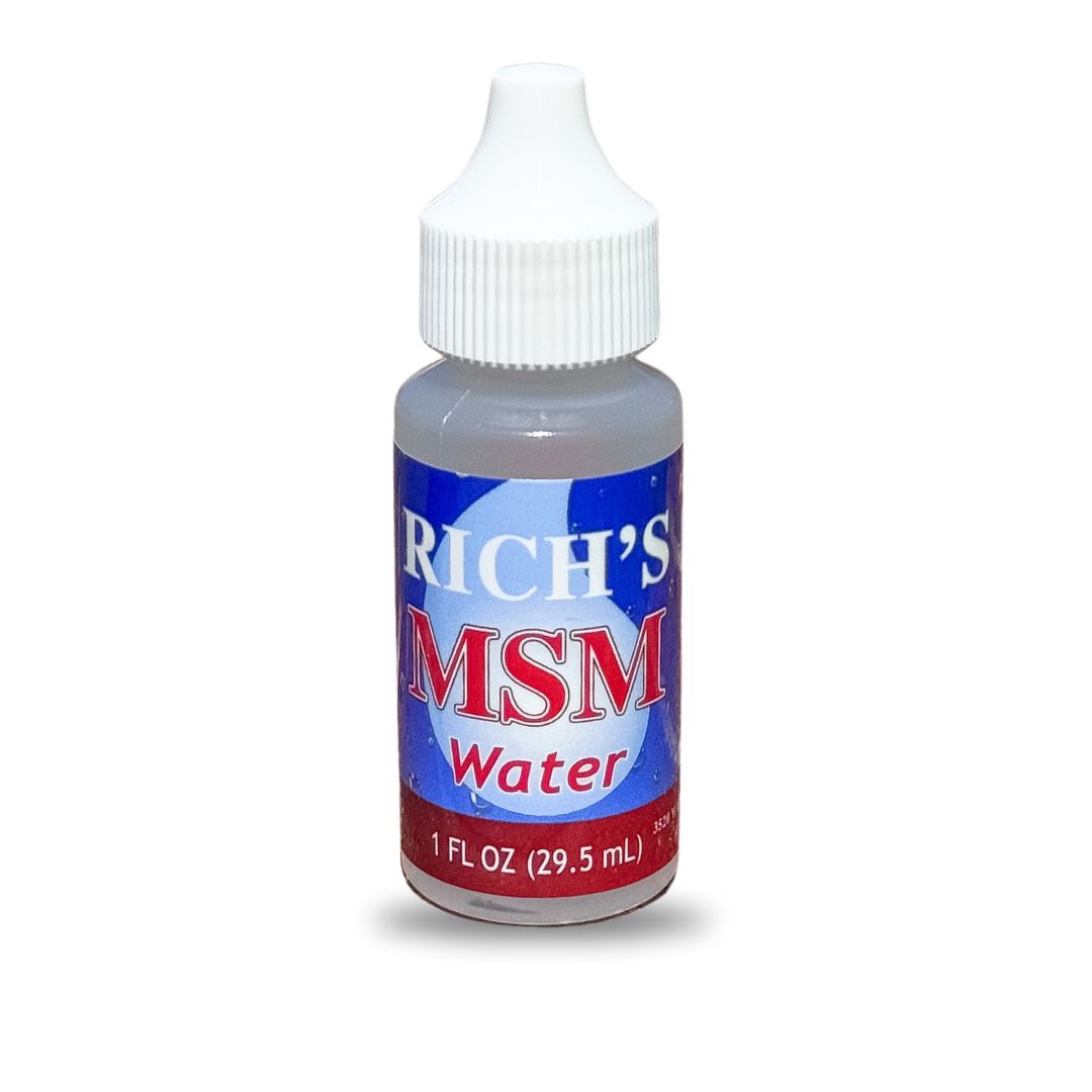 Rich's MSM Water Drop 1 fl. oz. (29.5 mL) Bottle
