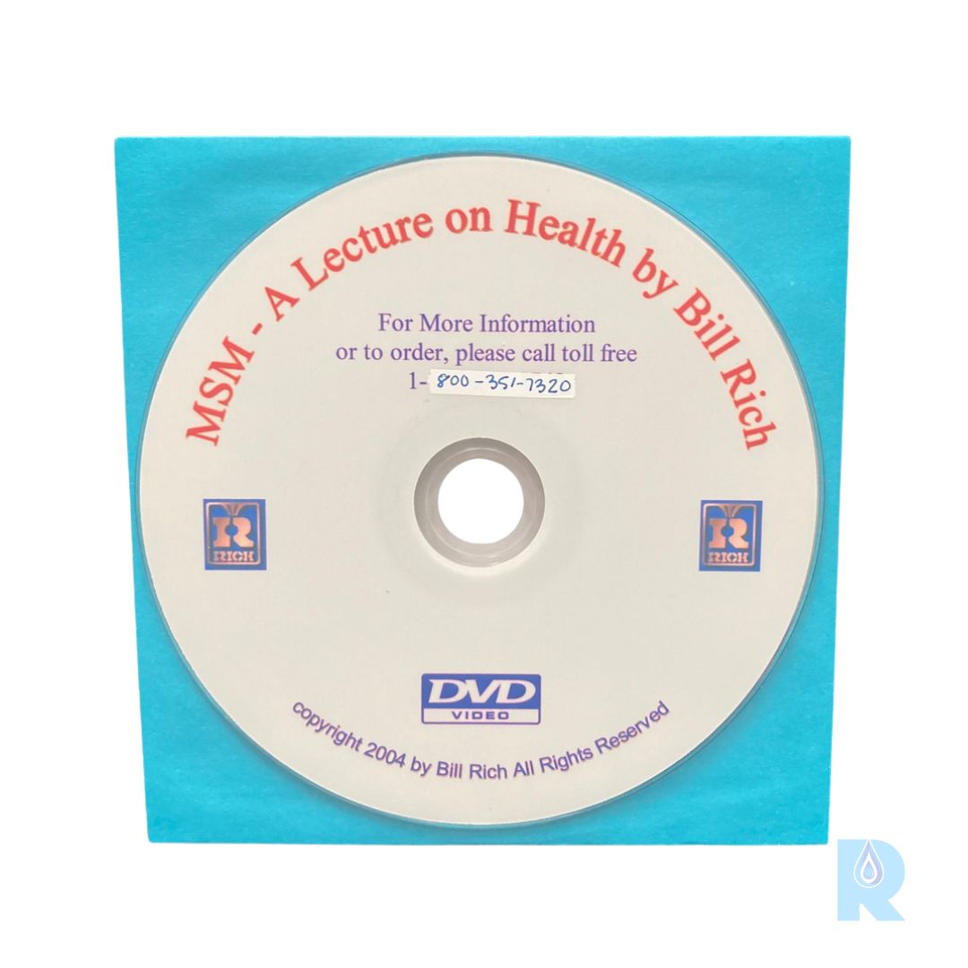 MSM- A Lecture on Health by Bill Rich DVD