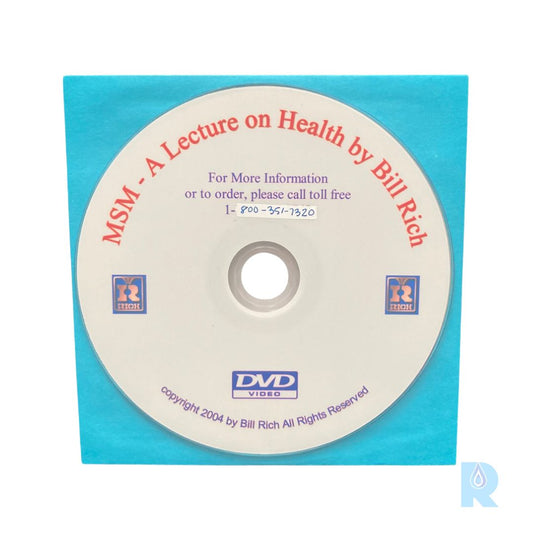 MSM- A Lecture on Health by Bill Rich DVD