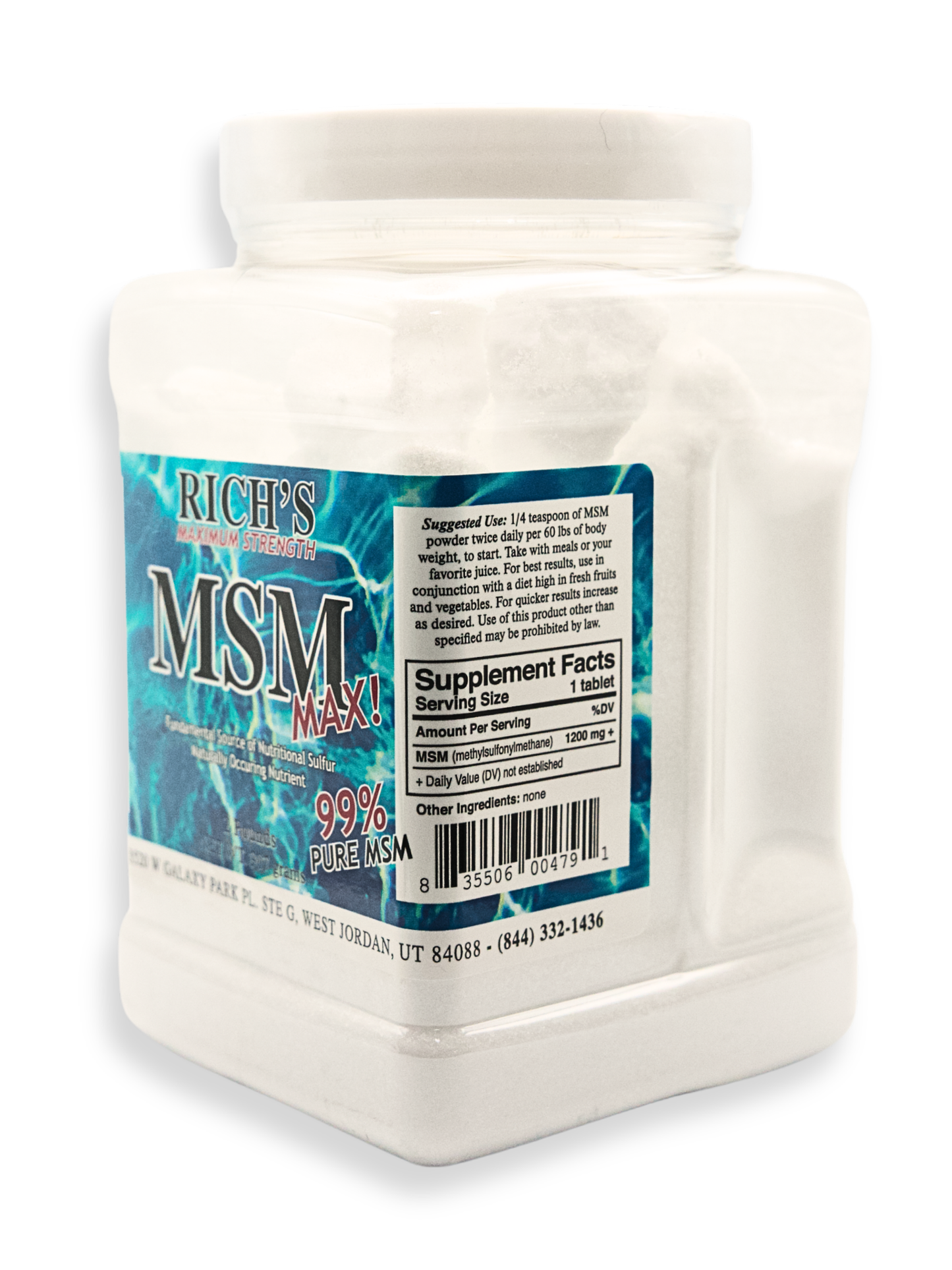 Rich's Pure MSM Dietary Supplement Powder