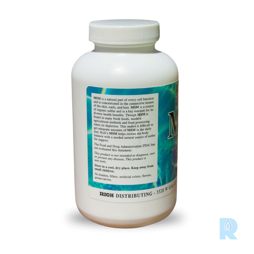 Rich's MSM 1200 Mg. Maximum Strength Tablets