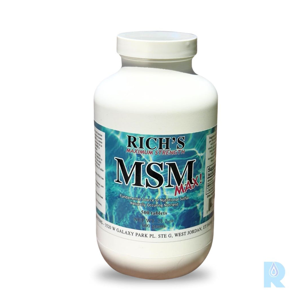 MSM Powder & Tablets – Rich's Distributing