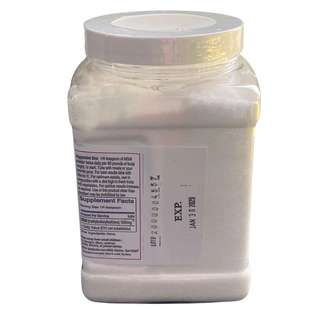Rich's Pure MSM Dietary Supplement Powder 2 pounds (NET WT. 907 grams) Side A